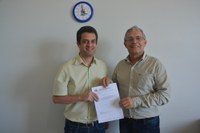 Presidente da Câmara conversa com o diretor da UFSM/Cachoeira do Sul.