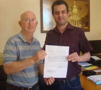 Subvenção: Presidente da Câmara recebe presidente da APAE