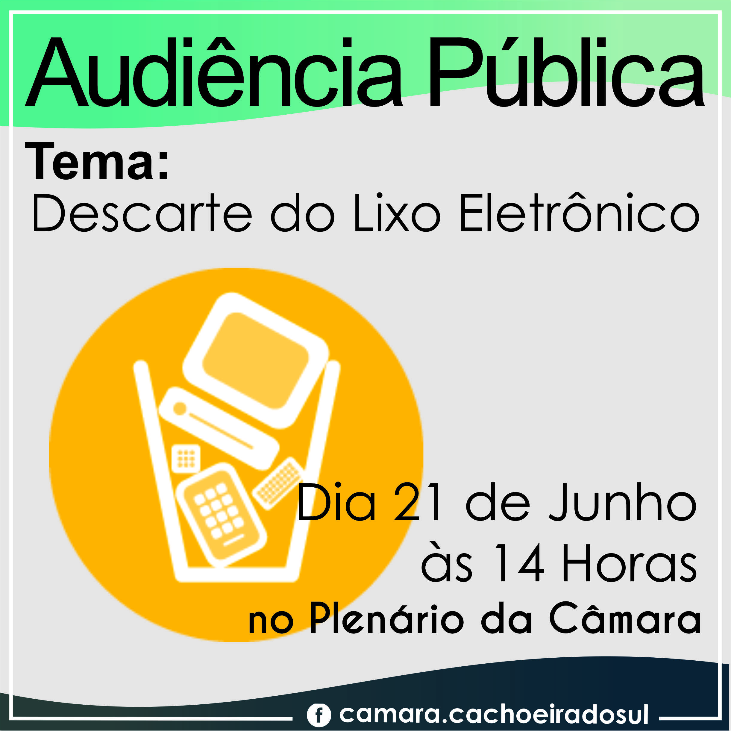 Câmara vai promover audiência pública sobre descarte e reciclagem de materiais eletrônicos