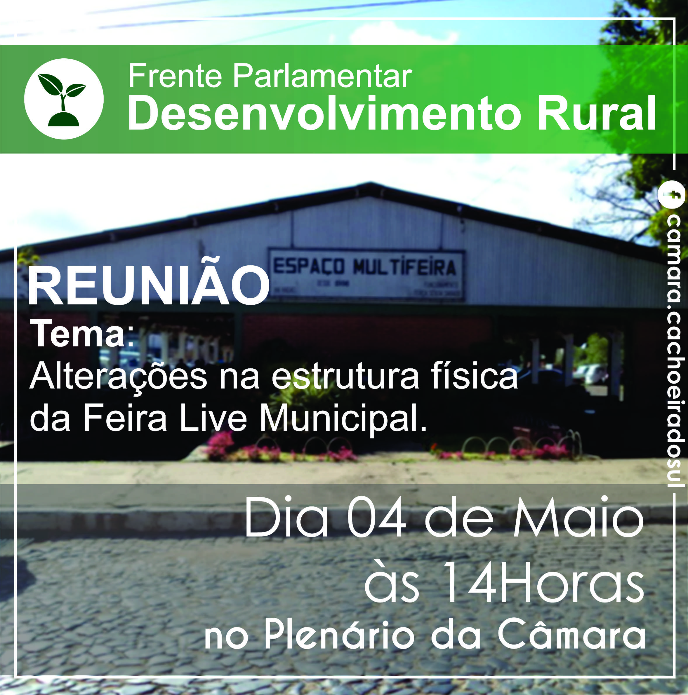 Frente Parlamentar pelo Desenvolvimento Rural vai discutir modificações na Feira Livre