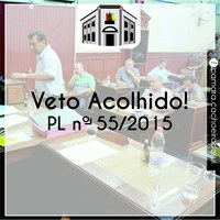 Mantido o veto ao PL nº 55/2015