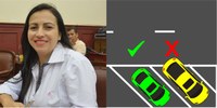 Vereadora Daniela sugere sinalização em estacionamentos oblíquos
