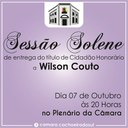 Wilson Couto será Cidadão Honorário de Cachoeira do Sul