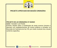 Parlamentares aprovam Projeto de Lei com emenda modificativa