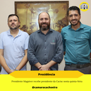 Presidente Magaiver recebe presidente da Cacisc nesta quinta-feira