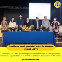 Presidente participa do Encontro de Abertura do Ano Letivo