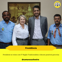 Presidente se reúne com 5ª Região Tradicionalista e discute possíveis parcerias