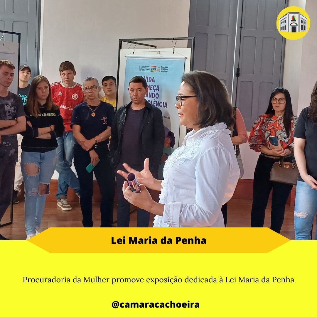 Procuradoria da Mulher promove exposição dedicada à Lei Maria da Penha