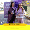 Blitz do Agosto Lilás orienta população sobre o combate à violência contra a mulher