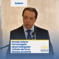 Sessão Solene homenageia desembargador Voltaire de Lima Moraes amanhã
