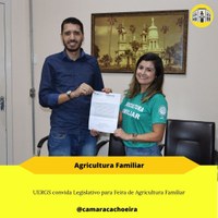 UERGS convida Legislativo para Feira de Agricultura Familiar