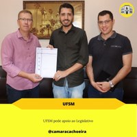 UFSM pede apoio ao Legislativo