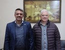Vereador Coronel Ustra visita à Câmara