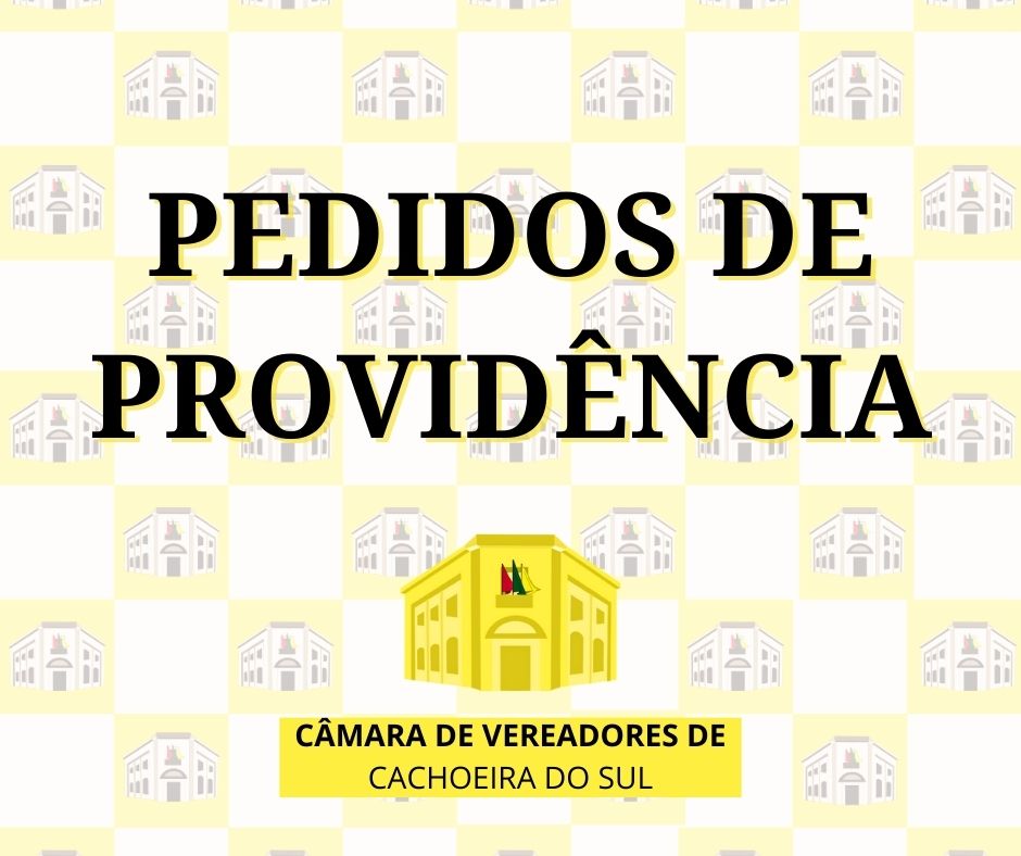 Vereadores apresentam Pedidos de Providência 